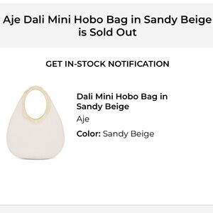 Aje Dali Mini Hobo Bag